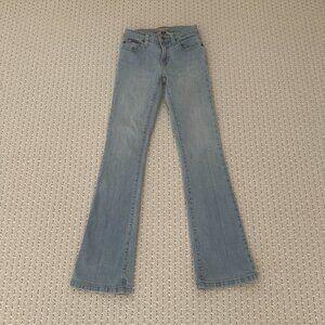 Tommy Hilfiger mini boot cut jeans in light blue